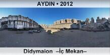 AYDIN Didymaion  –İç Mekan–