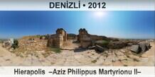 DENİZLİ Hierapolis  –Aziz Philippus Martyrionu II–