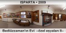 ISPARTA Bediüzzaman'ın Evi  –Özel eşyaları II–