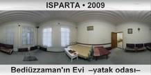 ISPARTA Bediüzzaman'ın Evi  –Yatak odası–