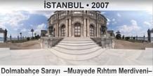 İSTANBUL Dolmabahçe Sarayı  –Muayede Rıhtım Merdiveni–