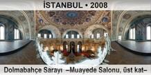 İSTANBUL Dolmabahçe Sarayı  –Muayede Salonu, üst kat–