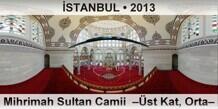 İSTANBUL Mihrimah Sultan Camii  –Üst Kat, Orta–
