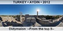 TURKEY â€¢ AYDIN Didymaion  â€“From the top IIâ€“