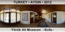 TURKEY • AYDIN Yörük Ali Museum  –Sofa–