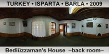 TURKEY • ISPARTA • BARLA Bediüzzaman's House  –Back room–
