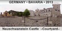 GERMANY • BAYERN Neuschwanstein Castle  –Courtyard–