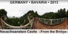 GERMANY • BAYERN Neuschwanstein Castle  –From the Bridge–