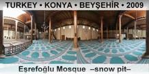TURKEY â€¢ KONYA â€¢ BEYÅ�EHÄ°R EÅŸrefoÄŸlu Mosque  â€“Snow pitâ€“