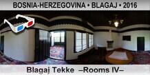 BOSNIA-HERZEGOVINA â€¢ BLAGAJ Blagaj Tekke  â€“Rooms IVâ€“