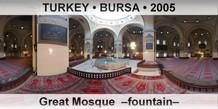 TURKEY • BURSA Great Mosque  –Fountain–