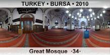 TURKEY • BURSA Great Mosque  ·34·
