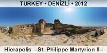 TURKEY â€¢ DENÄ°ZLÄ° Hierapolis  â€“St. Philippe Martyrion IIâ€“