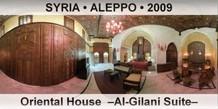 SYRIA • ALEPPO Oriental House  –Al-Gilani Suite–