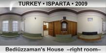 TURKEY • ISPARTA Bediüzzaman's House  –Right room–