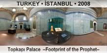 TURKEY • İSTANBUL Topkapı Palace  –Footprint of the Prophet–