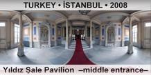 TURKEY • İSTANBUL Yıldız Şale Pavilion  –Middle entrance–