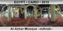 EGYPT â€¢ CAIRO Al-Azhar Mosque â€“mihrabâ€“