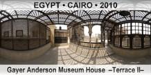 EGYPT • CAIRO Gayer Anderson Museum House  –Terrace II–