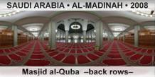 SAUDI ARABIA • AL-MADINAH Masjid al-Quba  –Back rows–