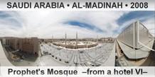 SAUDI ARABIA â€¢ AL-MADINAH Prophet's Mosque  â€“From a hotel VIâ€“