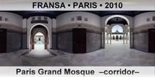 FRANSA â€¢ PARIS Paris Grand Mosque  â€“Corridorâ€“